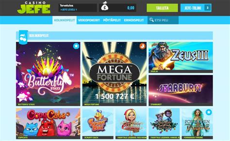 CasinoJEFE – 275 € bonus tai 266 ilmaiskierrosta .